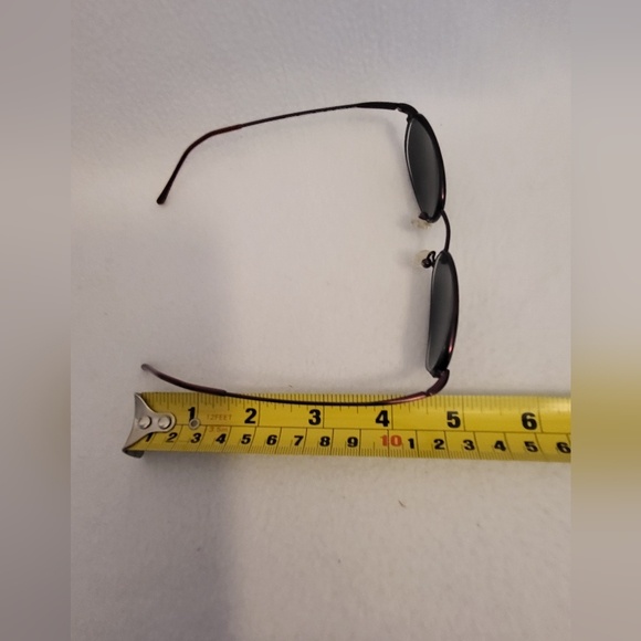 Covergirl wire frame eye glasses,  vintage wine color main image 9